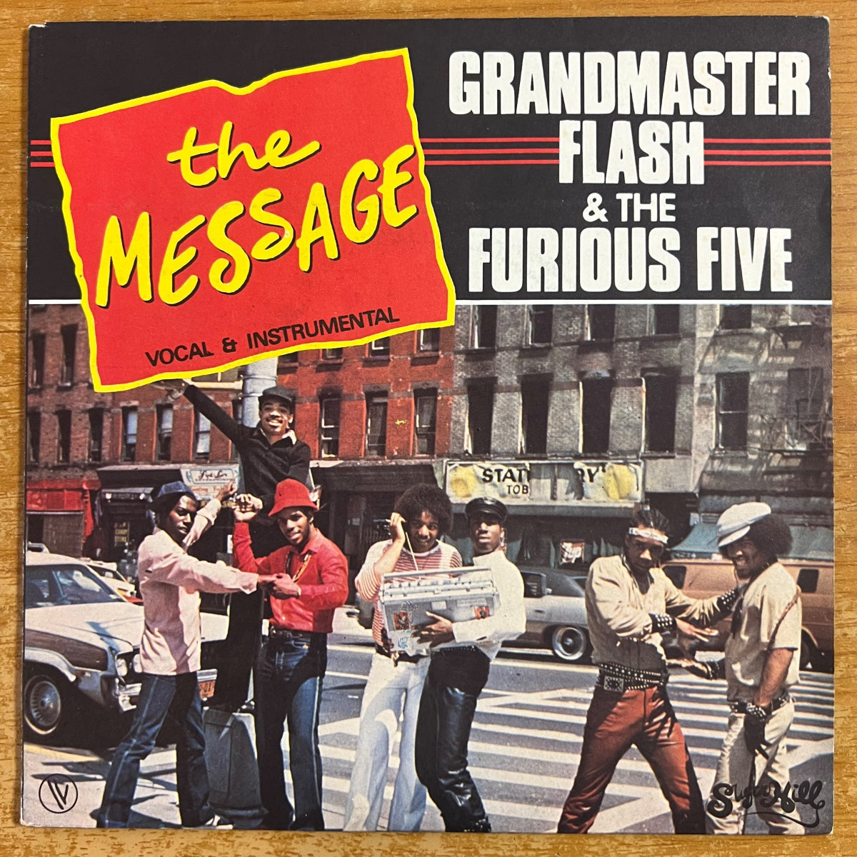 Grandmaster Flash & The Furious Five - The Message / 1. France-Press. 1982 - (M-/M-)