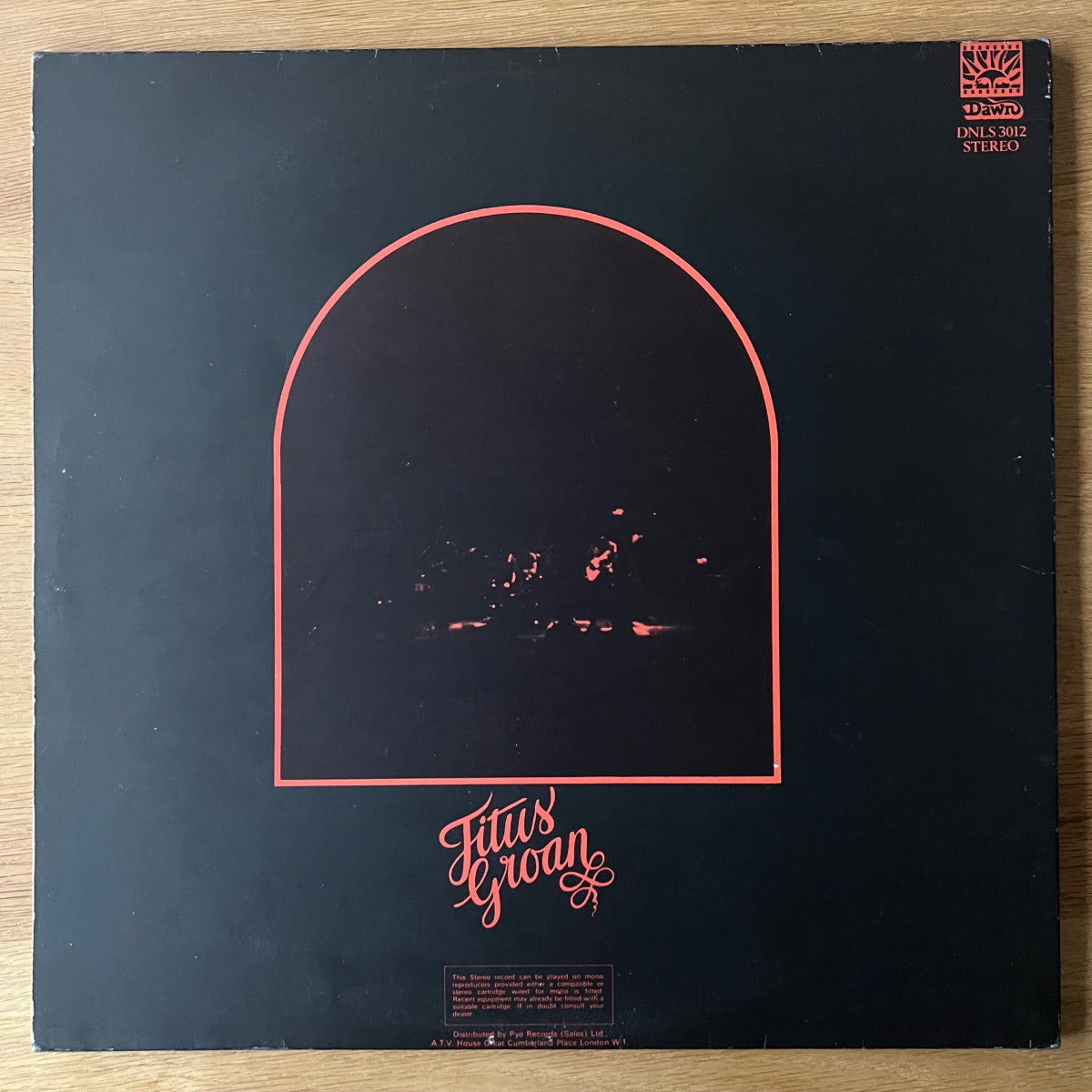 Titus Groan - Same / 1. UK-Press. 1970 - (M-/M-)