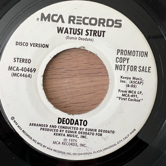 Deodato - Caravan, Watusi Strut / US Promo 1975 - (VG++/Neutral)