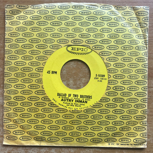 Autry Inman - Ballad Of Two Brothers / 1. US-Press. 1968 - (M-/Neutral)
