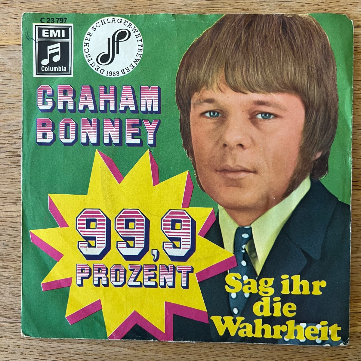 Graham Bonney - 99,9 Prozent / 1. D-Press. 1968 - (VG++/VG+)