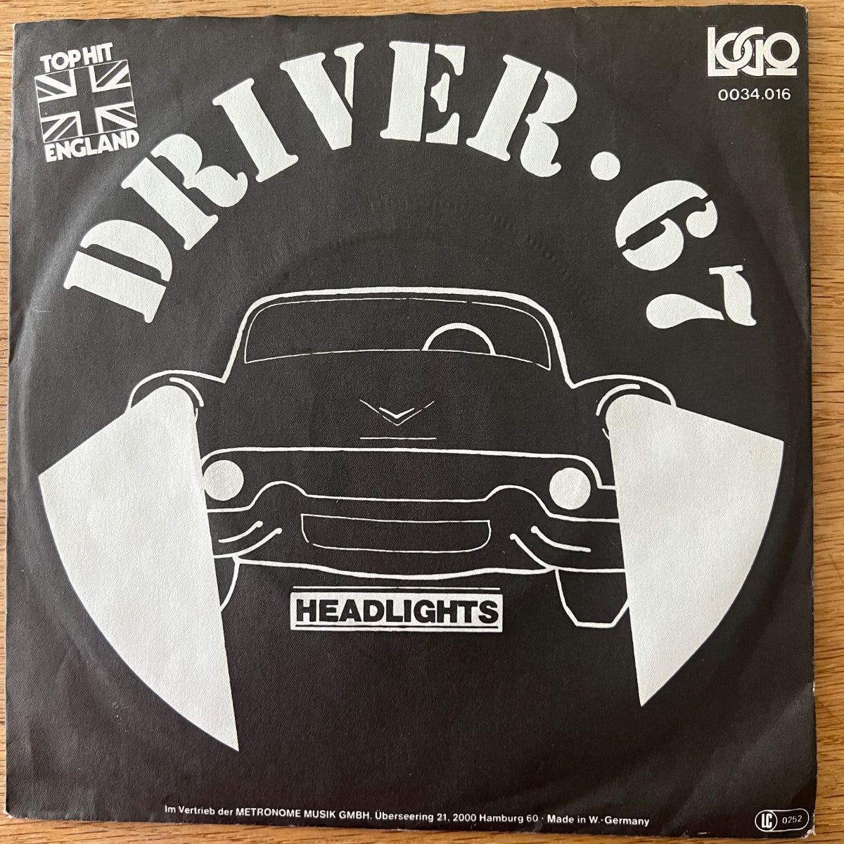 Driver 67 - Headlights / 1. D-Press. 1979 - (VG++/VG++)