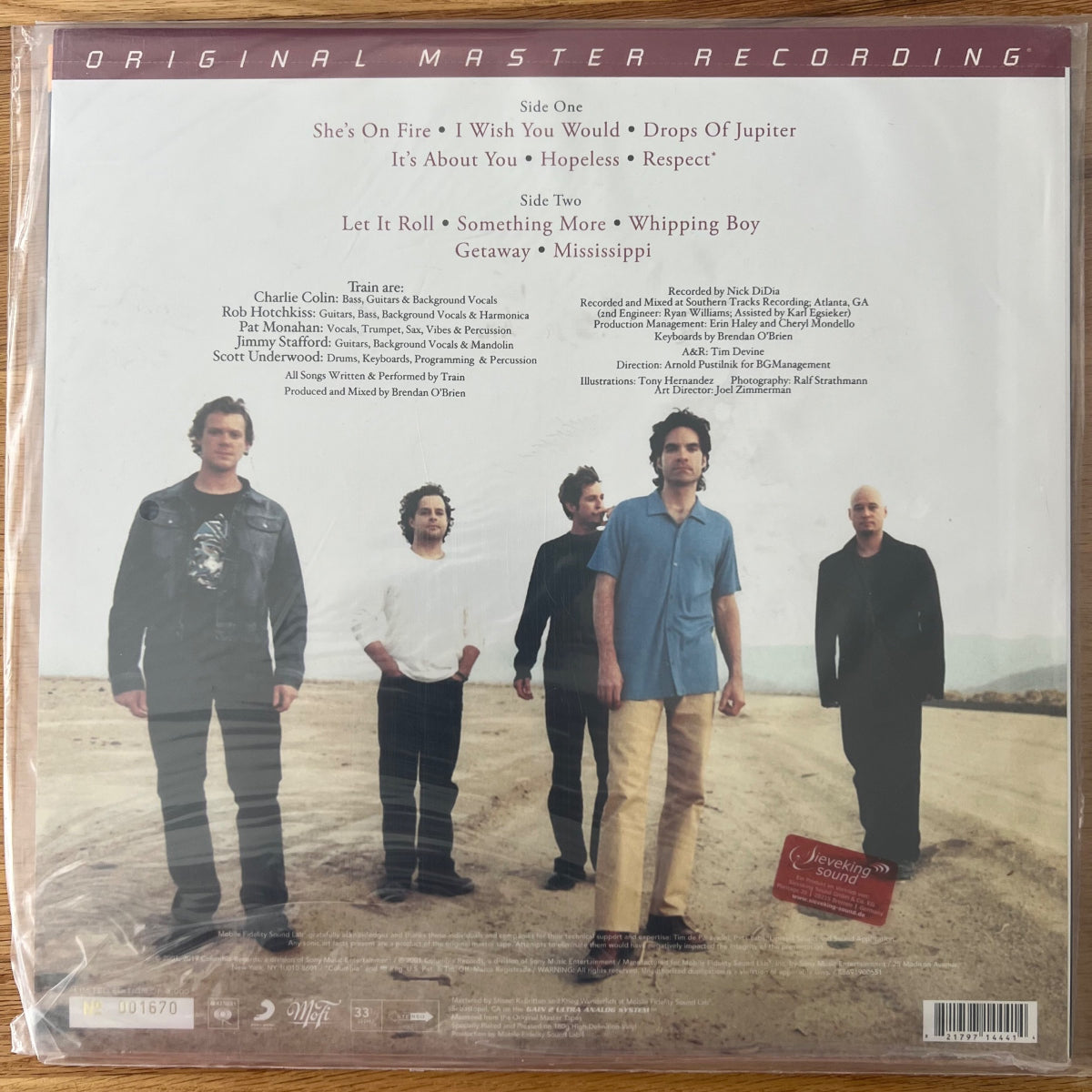 Train - Drops Of Jupiter / Audiophile MFSL 2020 - (Mint & sealed)