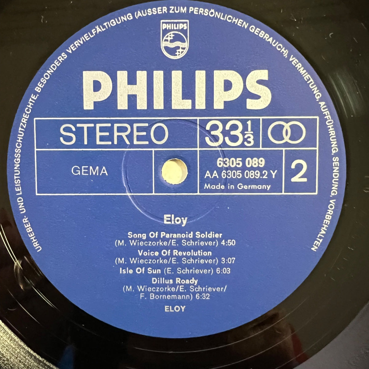 Eloy - Same / 1. D-Press. 1971 - (M-/M-)