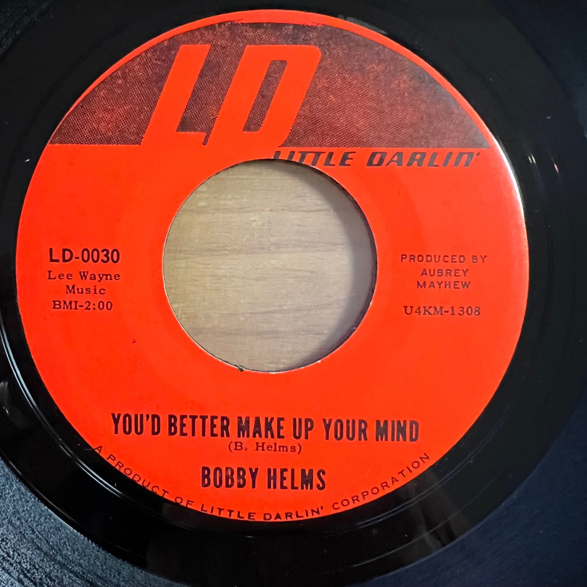 Bobby Helms - He Thought He'd Die Laughing / 1. US-Press. 1967 - (M-/Neutral)