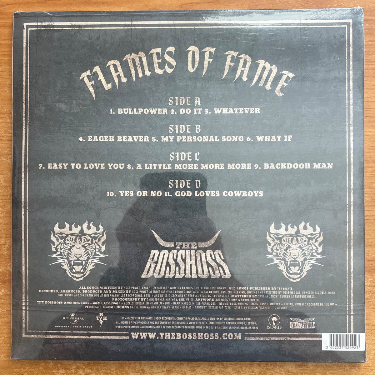 BossHoss - Flames Of Fame / 2 LP - 1. EU-Press. 2013 - (Mint & Sealed)