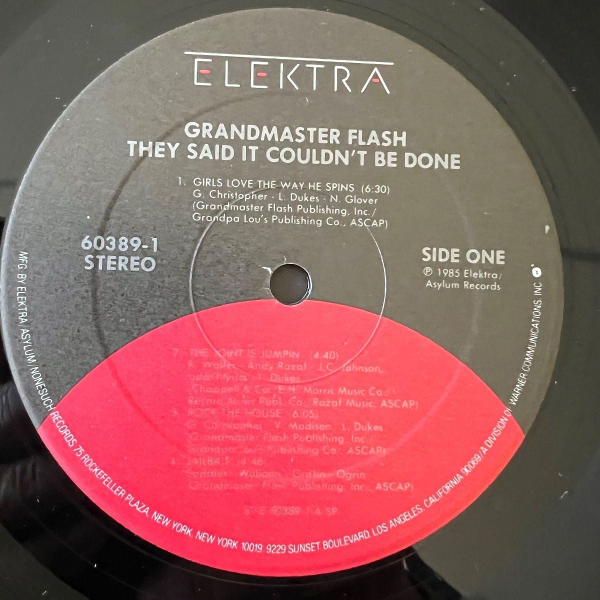 Grandmaster Flash - They Said It Couldn't Be Done / 1. US-Press. 1985 - (M-/M-)
