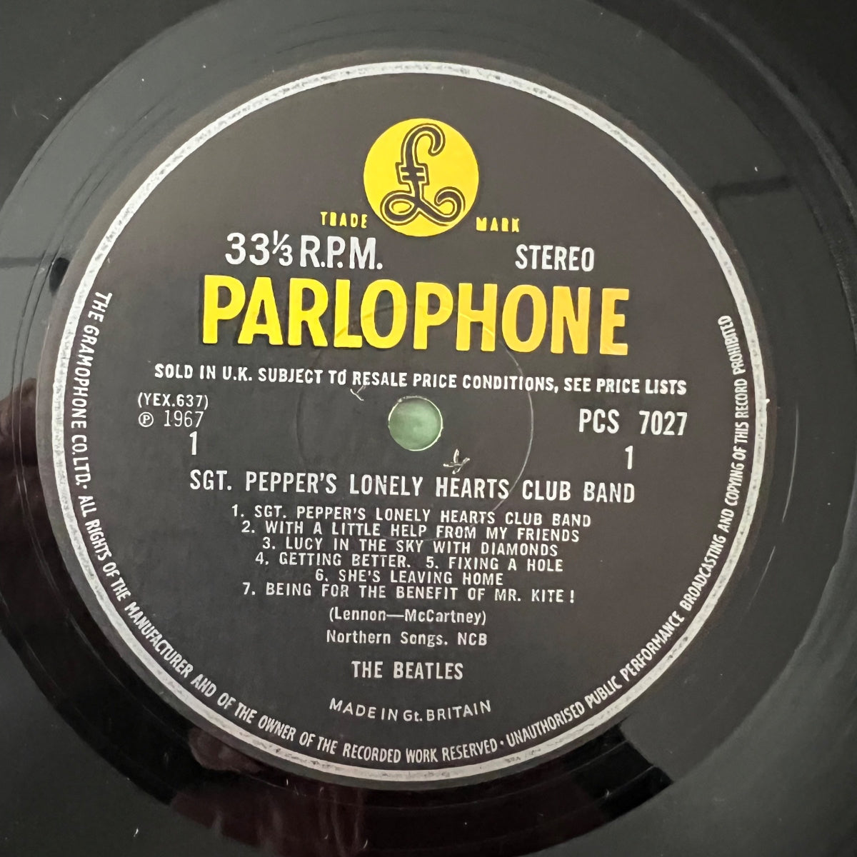 Beatles - Sgt. Peppers Lonely Heart's Club Band / 1. UK-Press. 1967 - (VG/VG++)