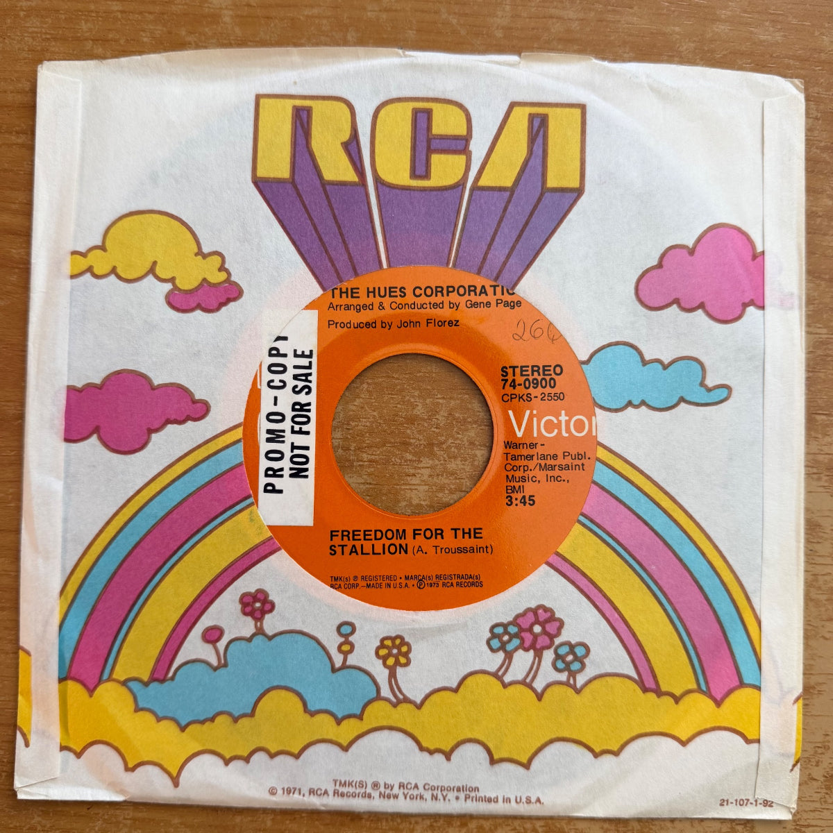 Hues Corporation - Freedom For The Stallion / 1ère presse US 1973 - (M-/VG++)
