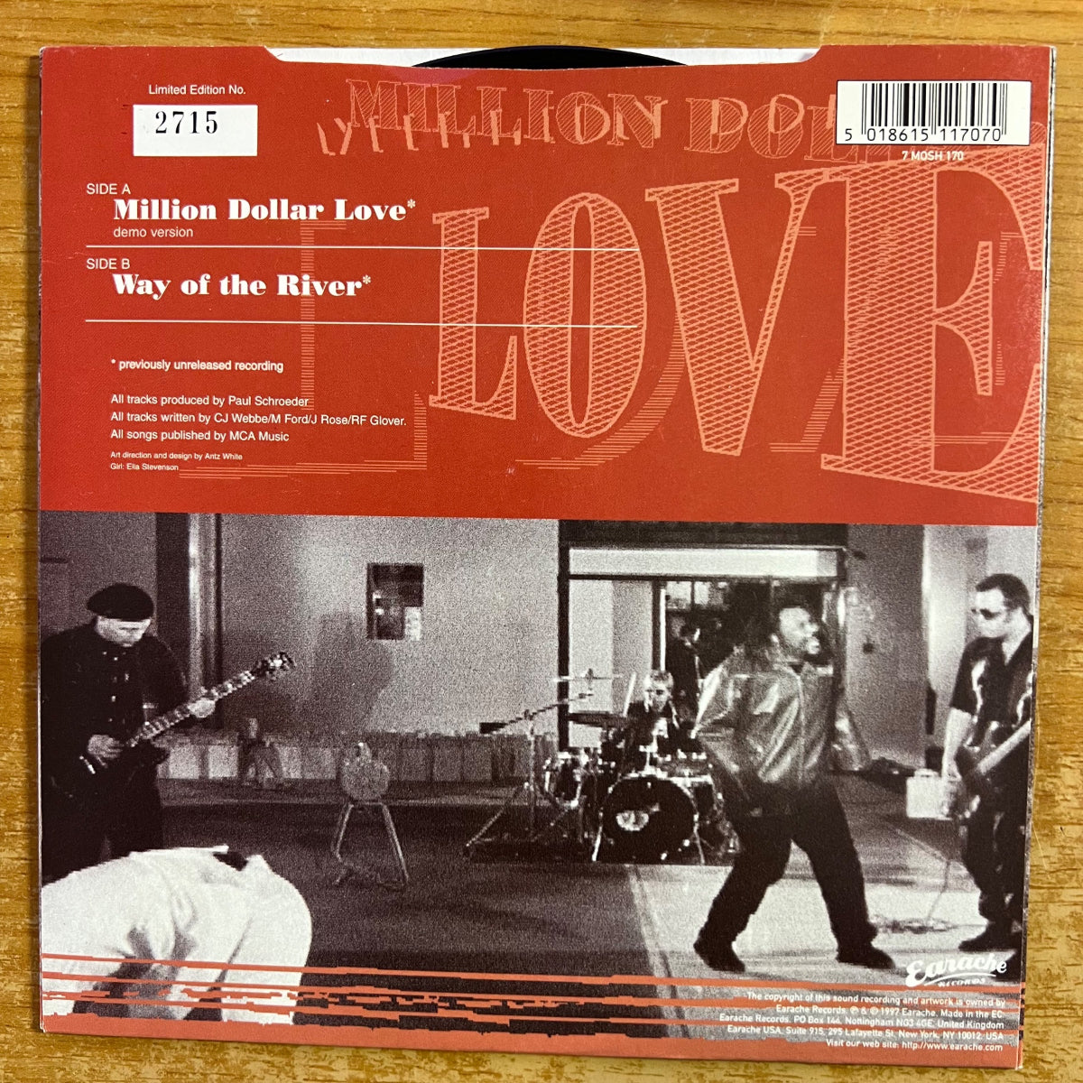 Dub War - Million Dollar Love / 1. UK-Press. 1997 - (M-/M-)