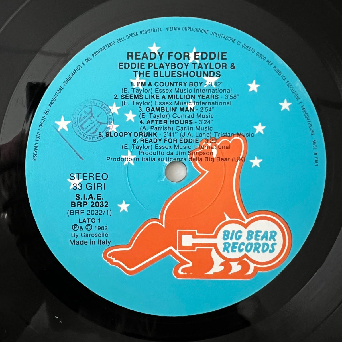 Eddie Playboy Taylor - Ready For Eddie / Italy-Press 1982 - (M-/VG++)