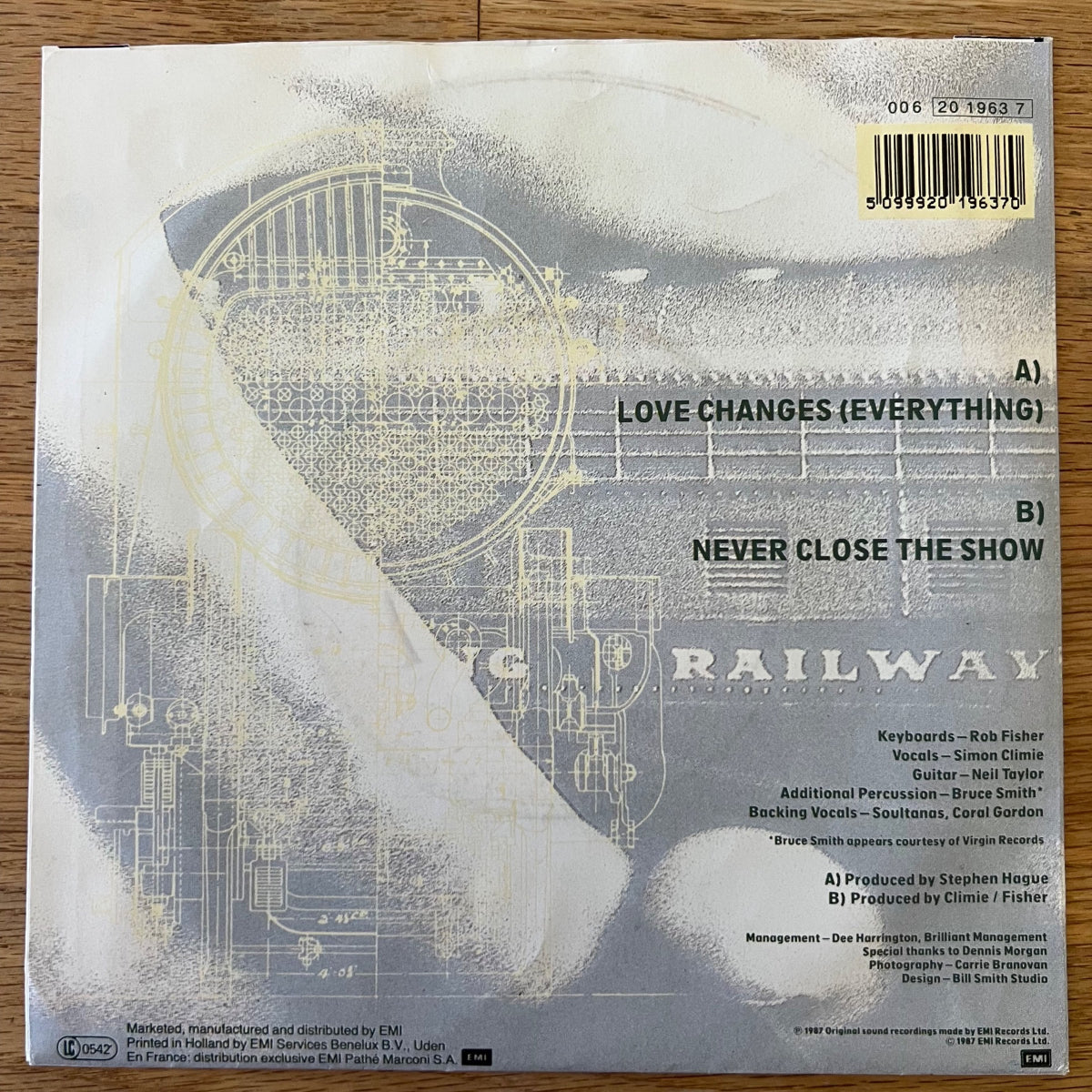 Climie Fisher - Love Changes / 1. EU-Press. 1987 - (M-/VG++)