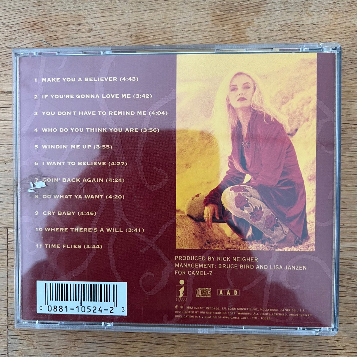 Sass Jordan - Racine / CD - 1. US-Press. 1992 - (M-/M-)