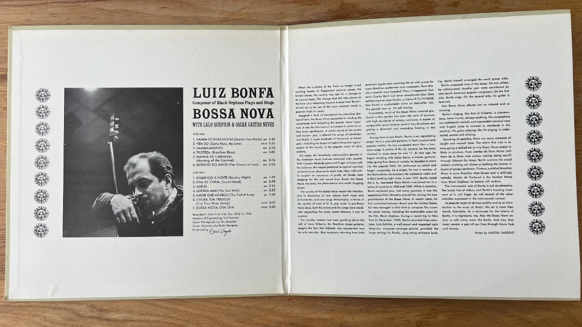 Luiz Bonfa - Plays And Sings Bossa Nova / 1. US-Press. 1963 - (M-/VG++)