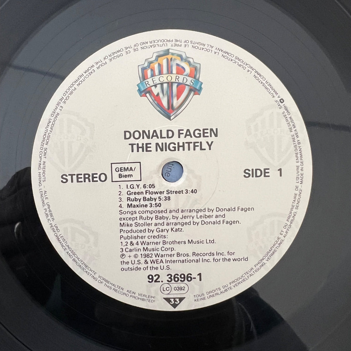 Donald Fagen - The Nightfly / 1. D-Press. 1982 - (M-/VG++)
