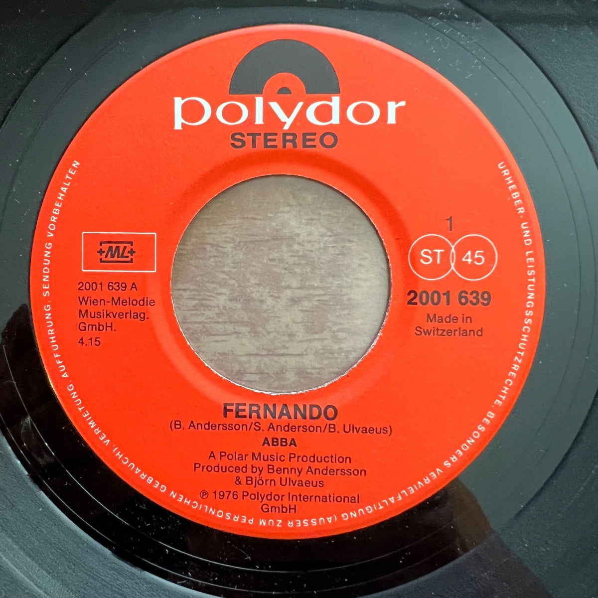 Abba - Fernando / 1. Swiss-Press. 1976 - (VG++/VG++)