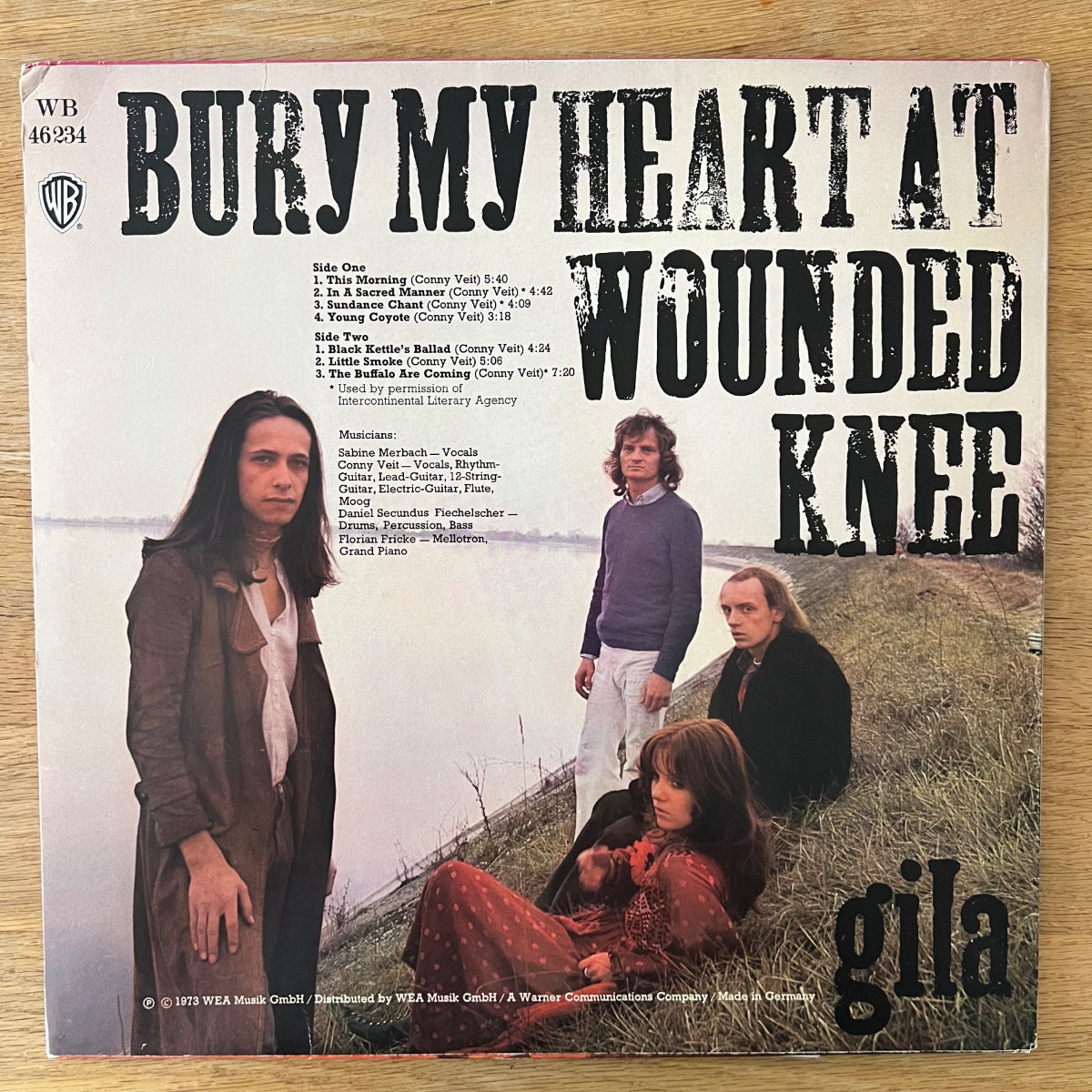 Gila - Bury My Heart At Wounded Knee / 1. D-Press. 1973 - (M-/VG++)