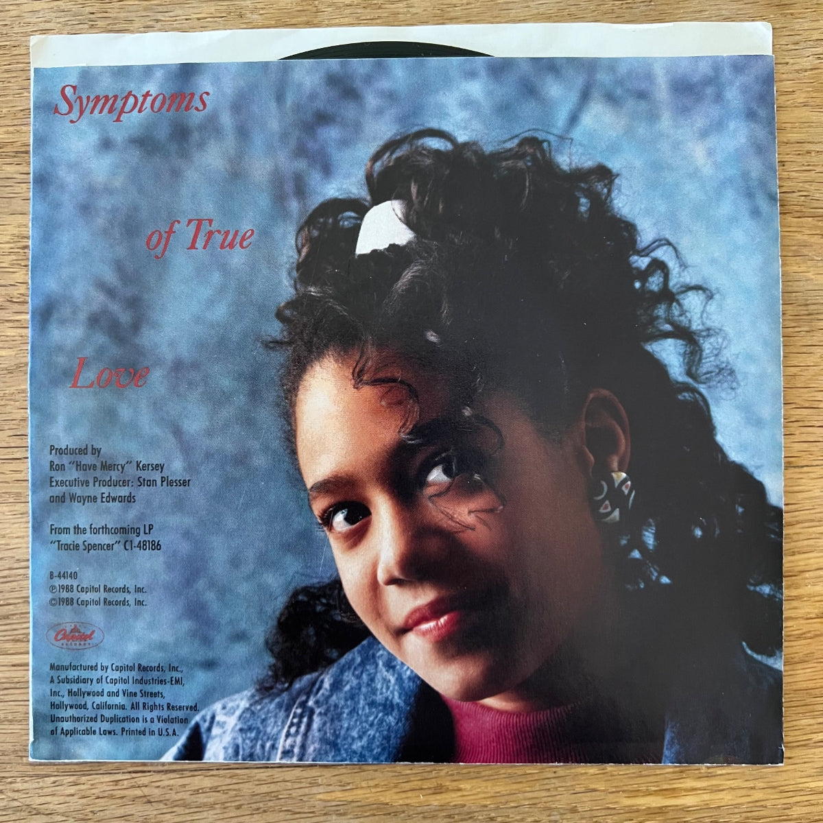 Tracie Spencer - Symptoms Of True Love / 1. US-Press. 1988 - (M-/VG++)