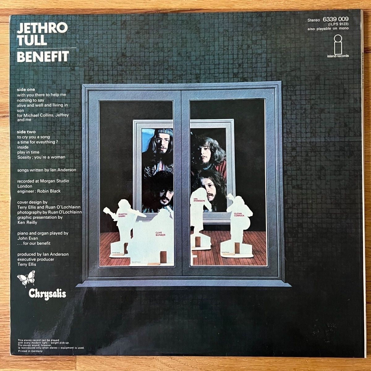 Jethro Tull - Benefit / 1. D-Press. 1970 - Incl. POSTER - (M-/M-)