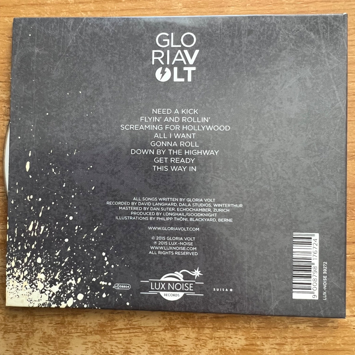 Gloria Volt - Recharged / CD - 1. Swiss-Press. 2015 - (M-/M-)