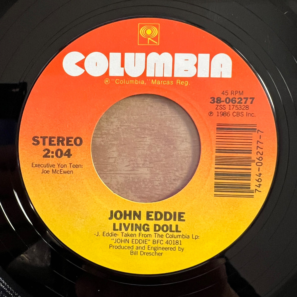 John Eddie - Stranded / 1. US-Press. 1986 - (M-/M-)