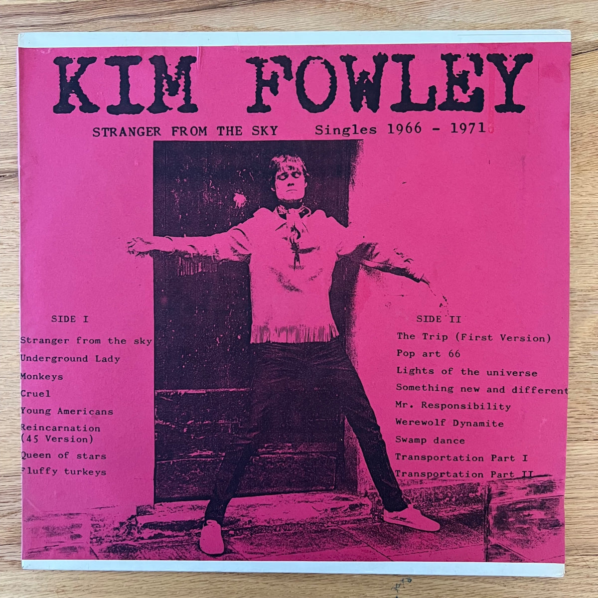 Kim Fowley - Stranger From The Sky / France-Press. 1989 - (M-/M-)