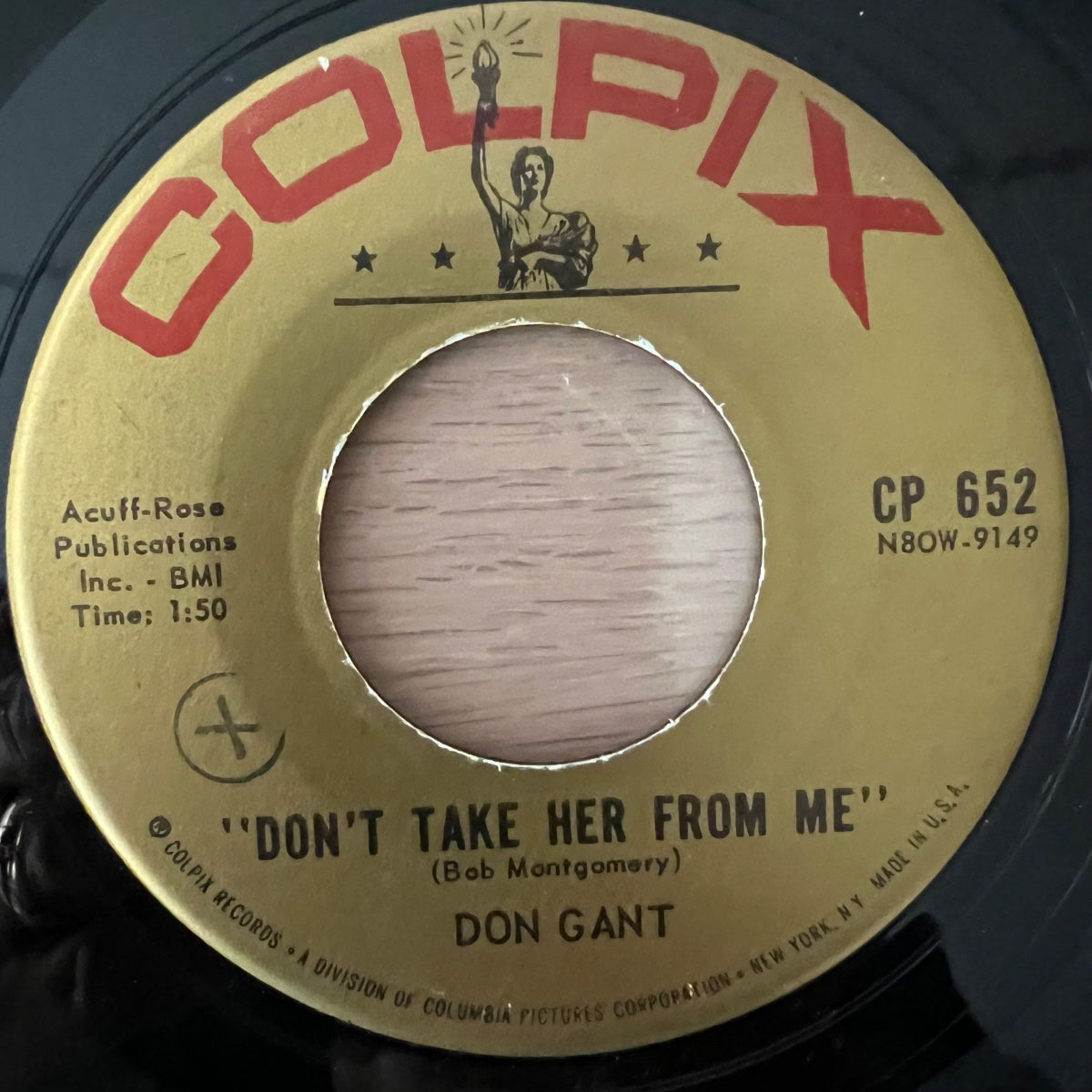 Don Gant - Don't Take Her From Me / 1. US 1962 - (VG+/Neutral)
