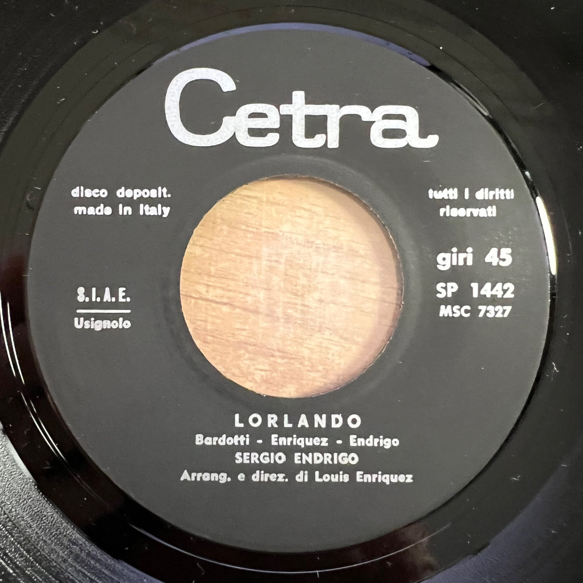 Sergio Endrigo - Oriente / 1. Italy-Press. 1970 - (M-/VG++)