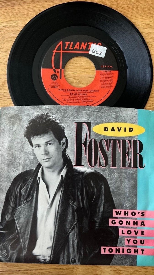 David Foster - Who's Gonna Love You Tonight / 1. US-Press. 1986 - (M-/M-)
