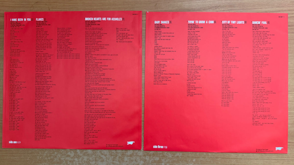 Frank Zappa - Sheik Yerbouti / 2 LP - EU-Press. RE - (M-/M-)