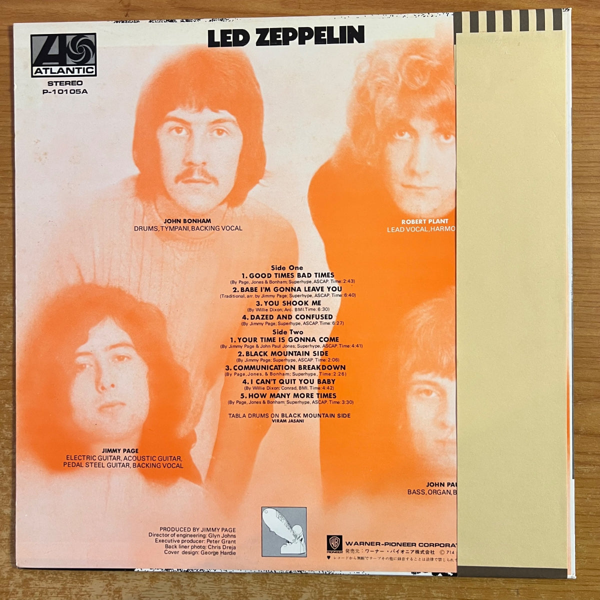 Led Zeppelin - Same / Japan-Press. 1976 inkl. Poster - (M-/M-)