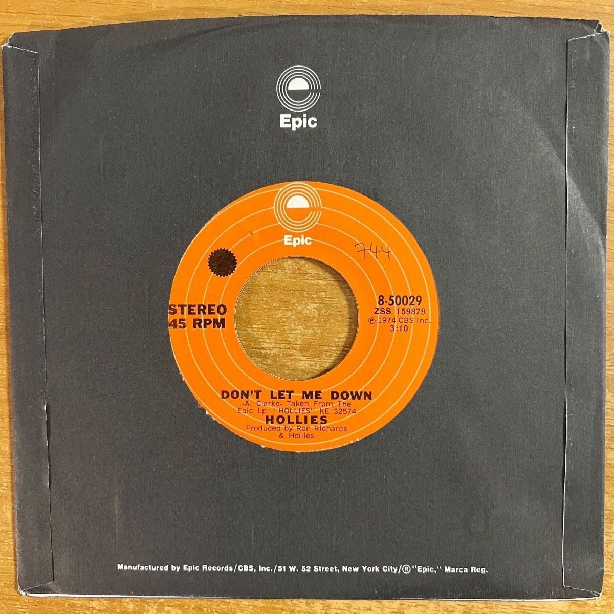 Hollies - Don't Let Me Down / 1. US-Press. 1974 - (M-/VG++)