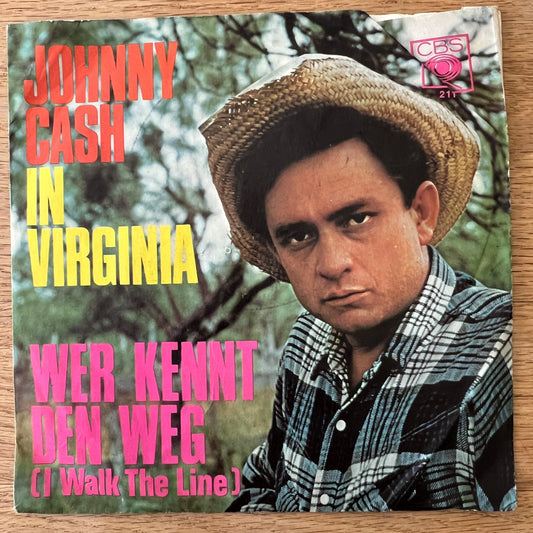 Johnny Cash - In Virginia / 1. D-Press. 1965  - Deutsch Gesungen - (VG+/VG)