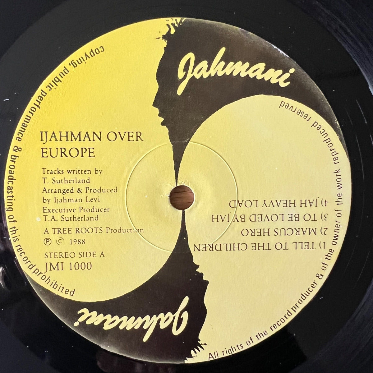 Ijahman - Over Europe / 1. ??-Press. 1988 - (M-/VG++)