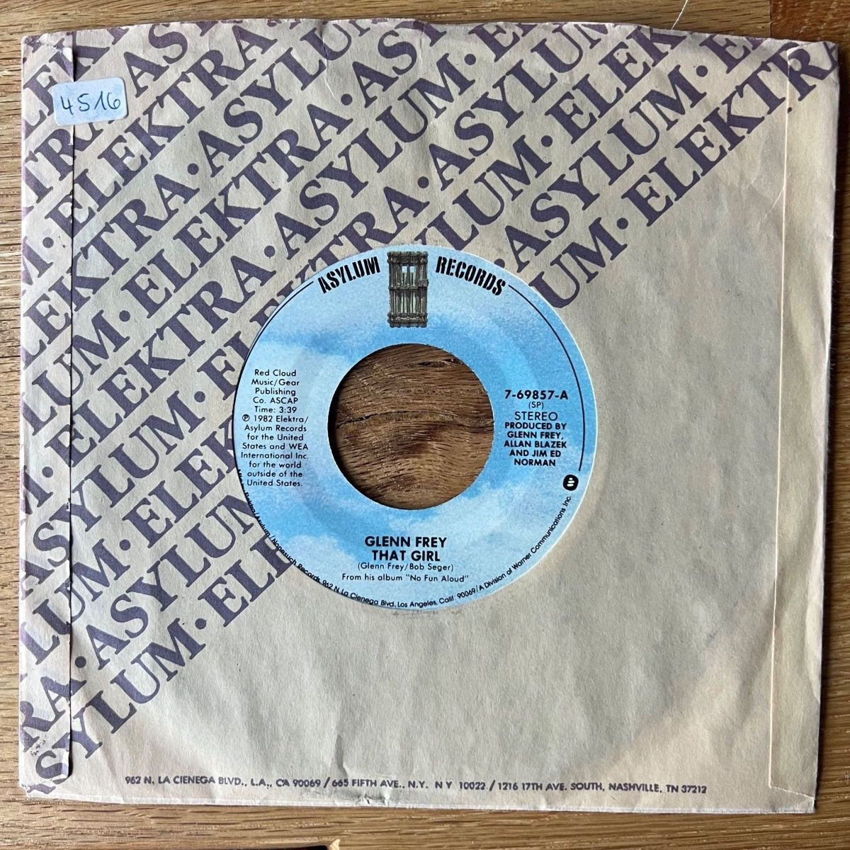 Glenn Frey - That Girl / 1. US-Press. 1982 - (M-/VG++)