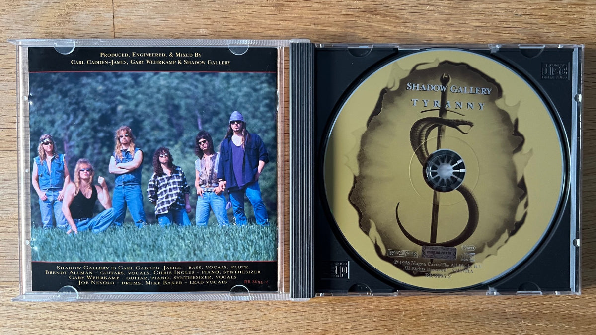 Shadow Gallery - Tyranny / CD - 1. EU-Press. 1998 - (M-/M-)