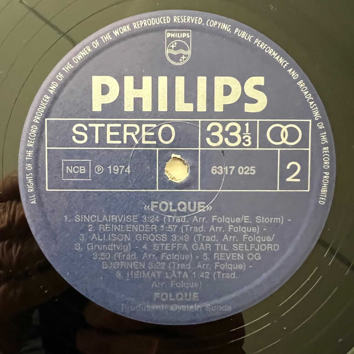 Folque - Same / 1. Norway-Press. 1974 - (VG++/VG+)