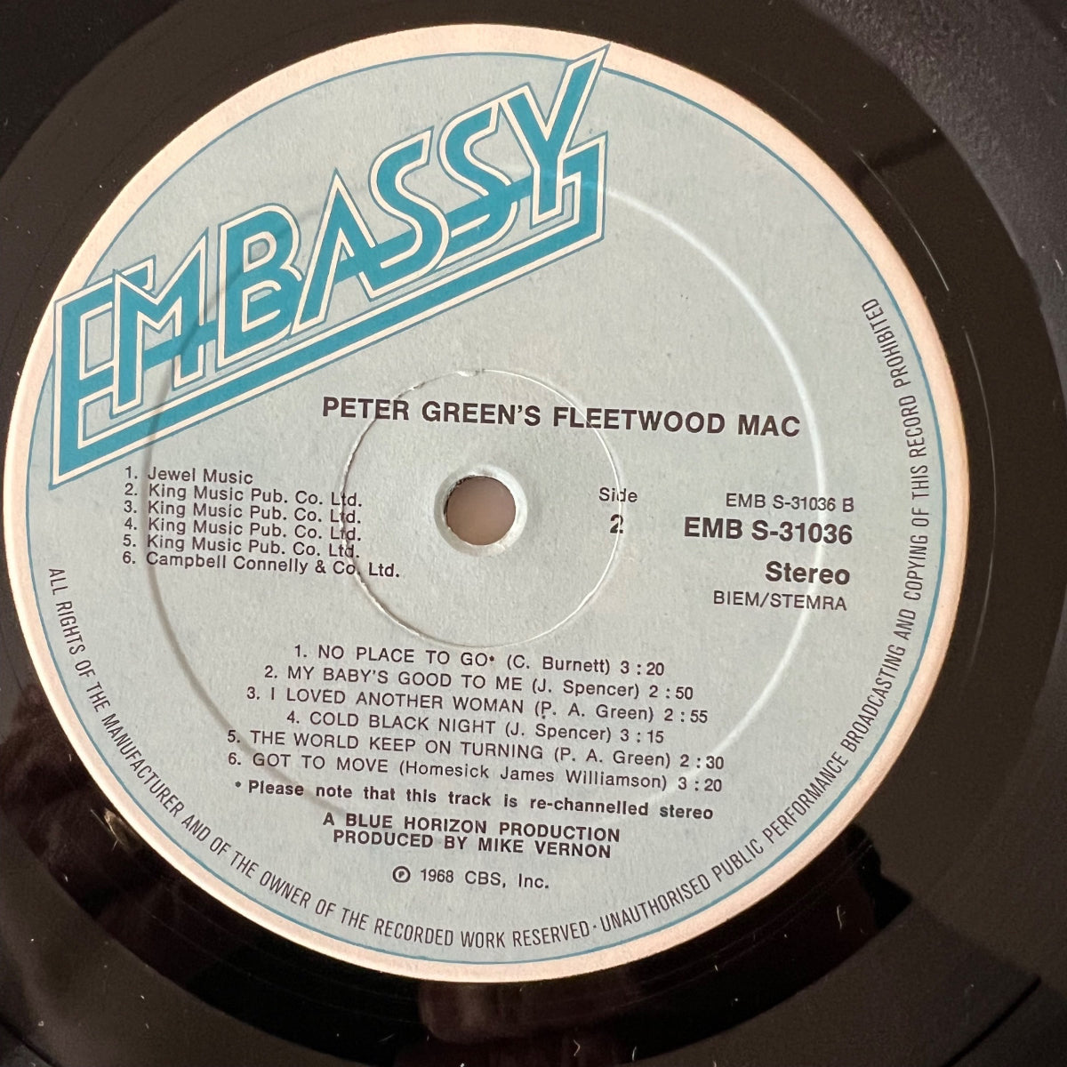 Fleetwood Mac - Peter Green's Fleetwood Mac / EU-Press. 1973 - (M-/VG++)