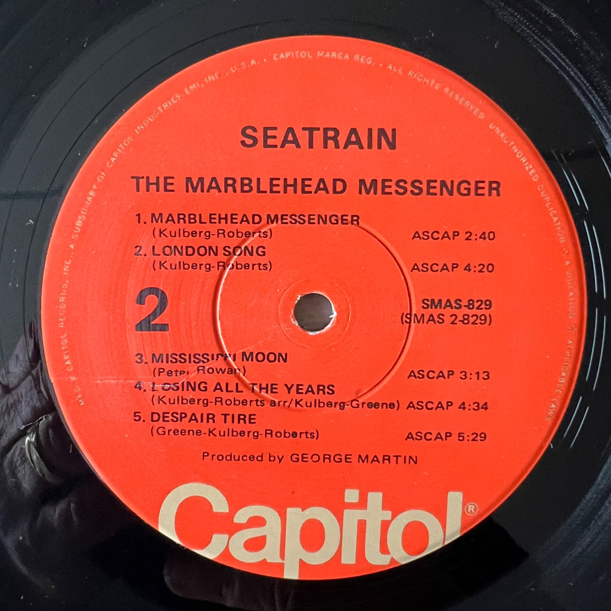 Seatrain - Marblehead Messenger / US-Press. 1976 - (M-/VG++)