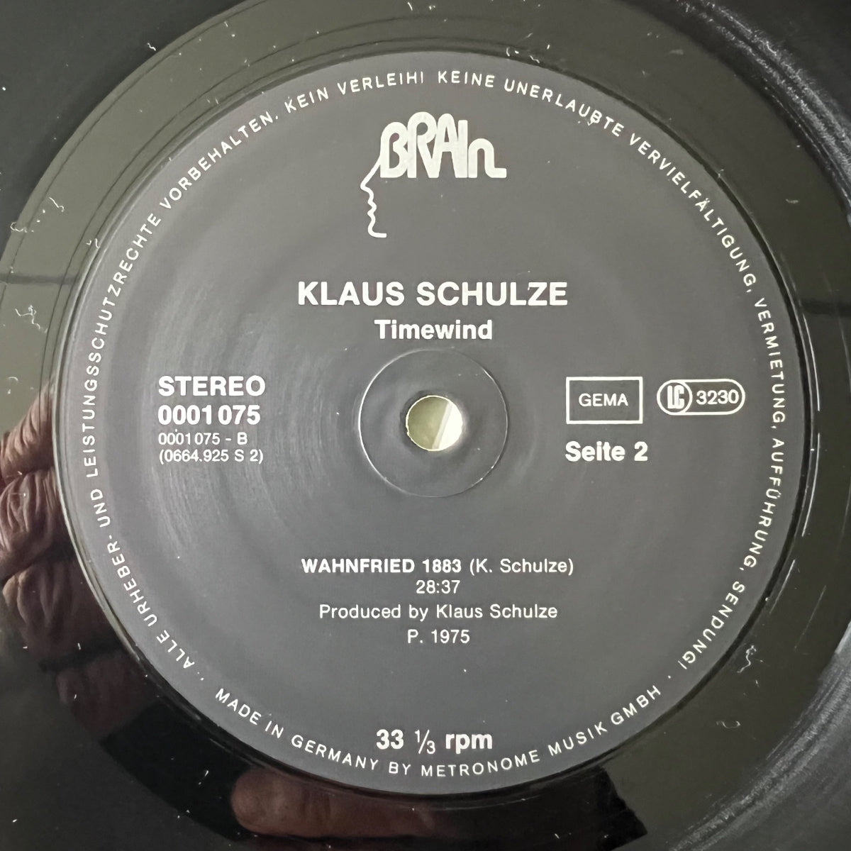 Klaus Schulze - Timewind / D-Press. 1980 - (M-/VG++)