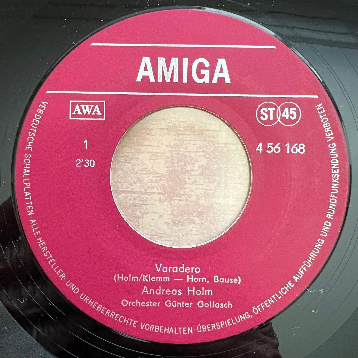 Andreas Holm - Varadero / 1. DDR-Press. 1975 - (VG++/M-)