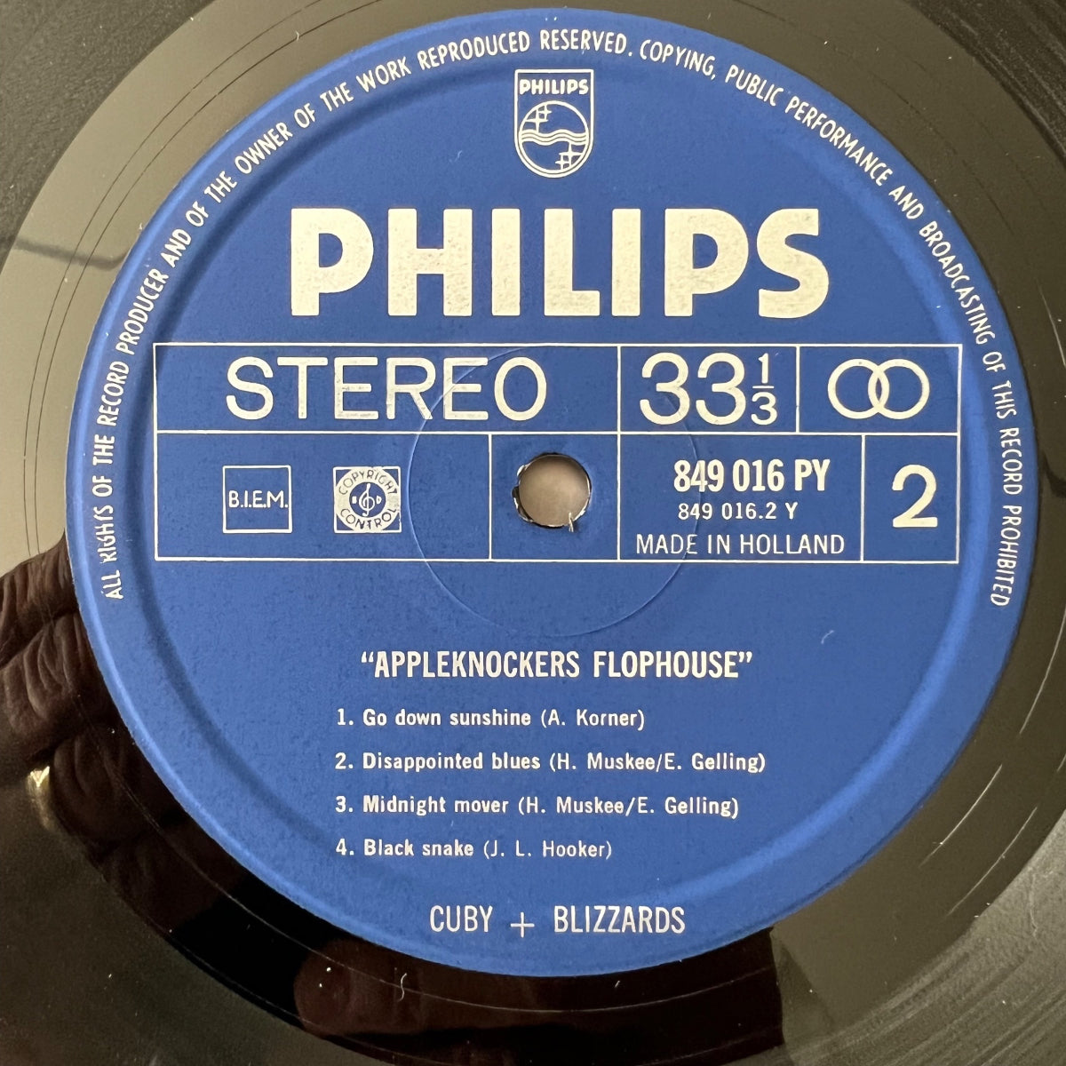 Cuby & Blizzards - Appleknockers Flophouse / 1. NL-Press. 1969 - (M-/VG++)