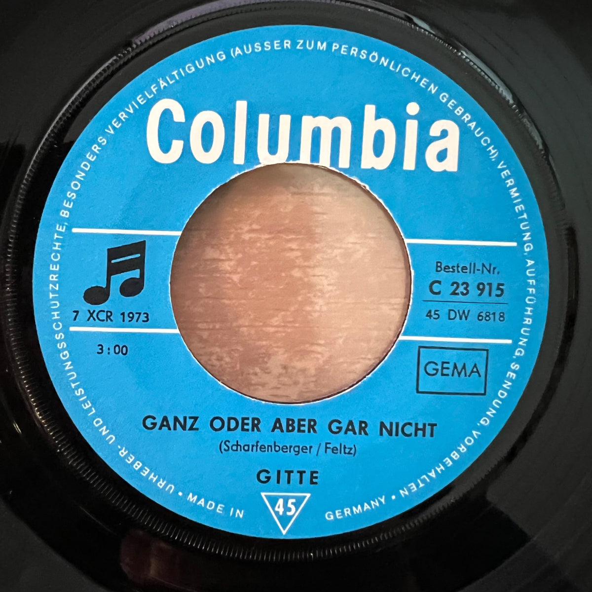 Gitte - Die Souvenirs Von Dir / 1. D-Press. 1968 - (VG+/VG++)