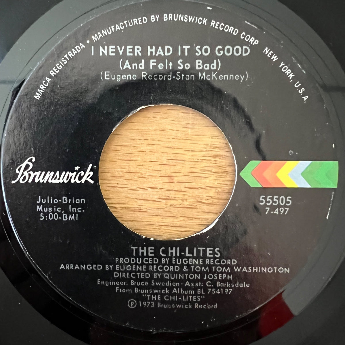 Chi-Lites - Homely Girl / 1. US-Press. 1973 - (M-/Neutral)
