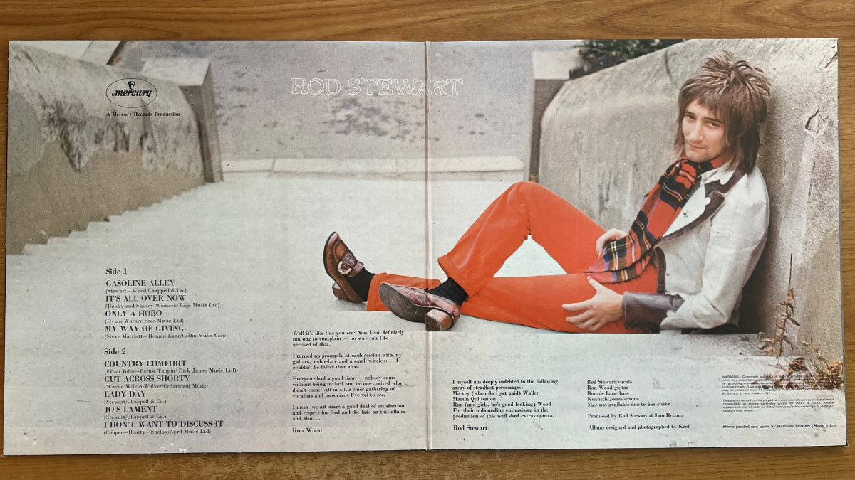Rod Stewart - Gasoline Alley / UK-Press. 1971 - (M-/M-)