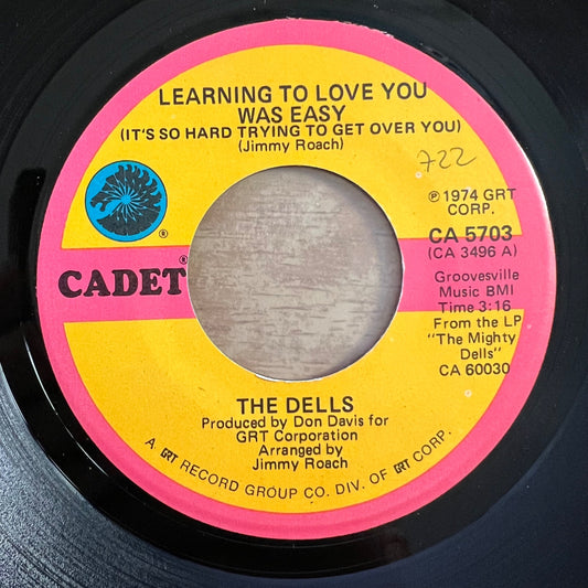 Dells - Learning To Love You Was Easy / 1. US-Press. 1974 - (M-/Neutral)