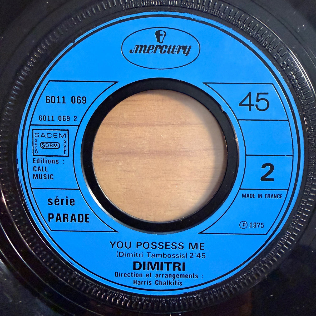 Dimitri - So Long Dear Friend / 1. France-Press. 1975 - (VG+/VG+)
