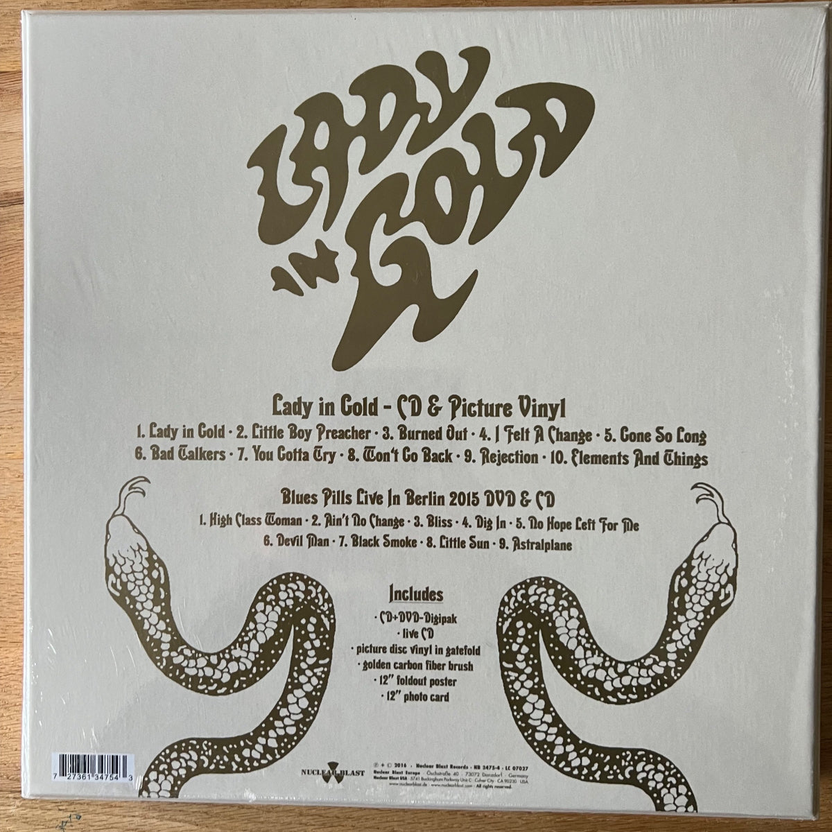 Blues Pills - Lady In Gold / LP - Box-Set with DVD & CD - 1. D-Press. 2016 - Limited Edition (Mint & Sealed)