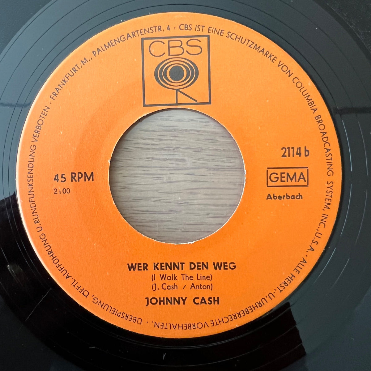 Johnny Cash - In Virginia / 1. D-Press. 1965  - Deutsch Gesungen - (VG+/VG)