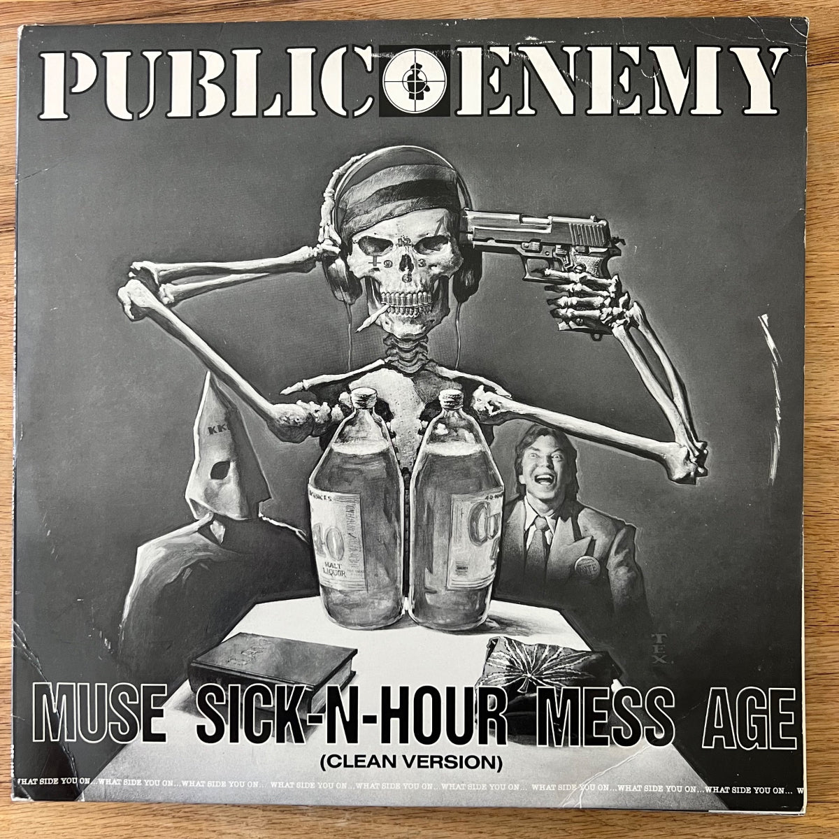 Public Enemy - Muse Sick-N-Hour Mess Age (Clean Version)/ 4 LPs - 1. US-Press. 1994 - (M-/VG+)